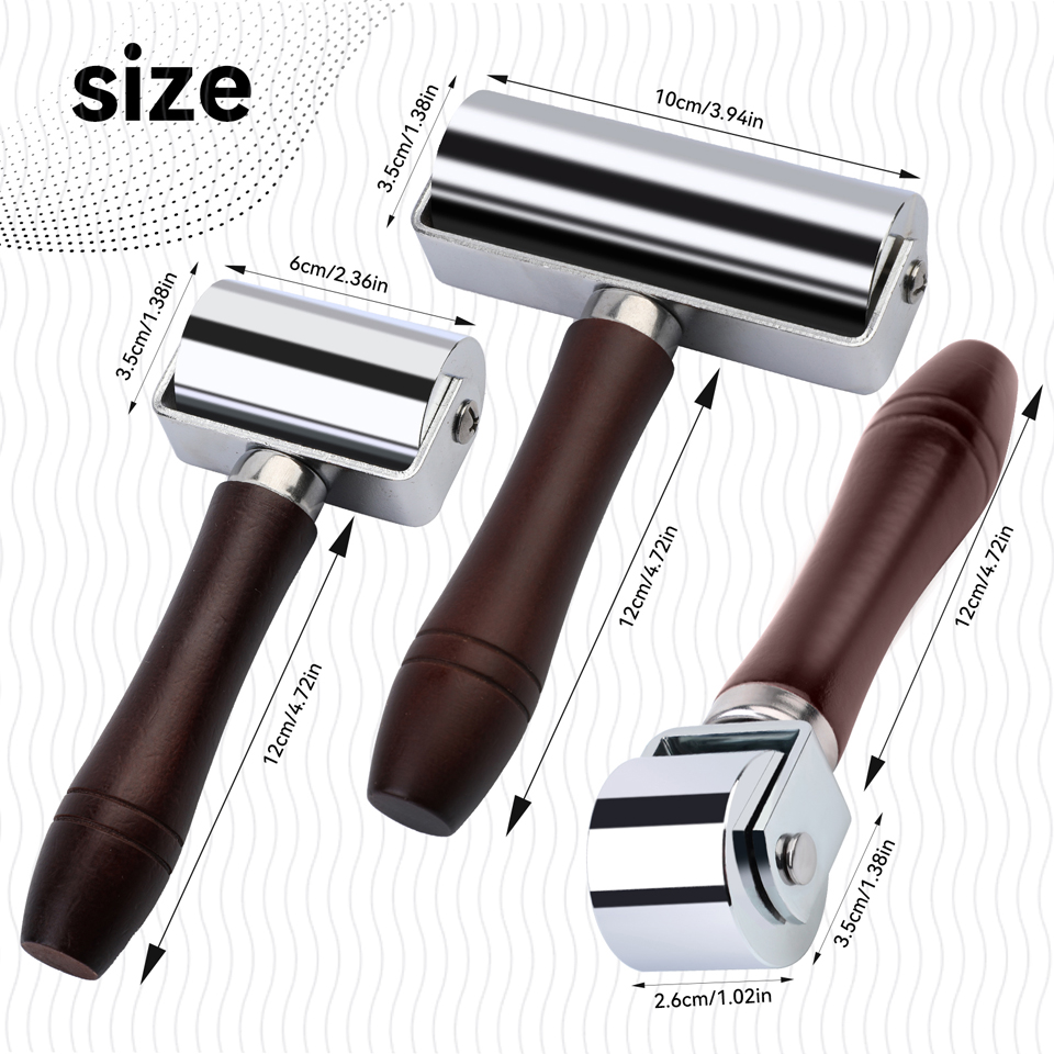 Leather Press Edge Roller with - Leatherwork Hand Press recension och pris