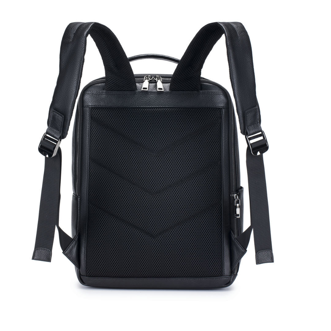 Man Genuine Leather Travel Bac - Leather Work Rucksack Mens recension och pris