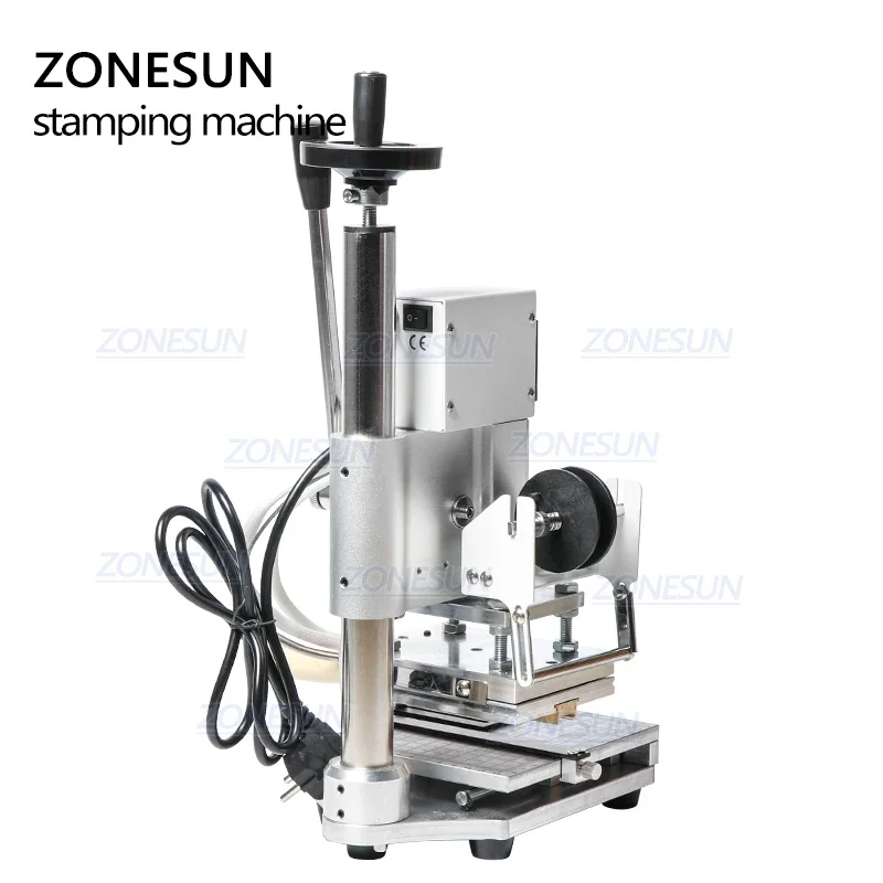 ZONESUN ZS110 Hot Foil Stampin - Leatherwork Hand Press recension och pris