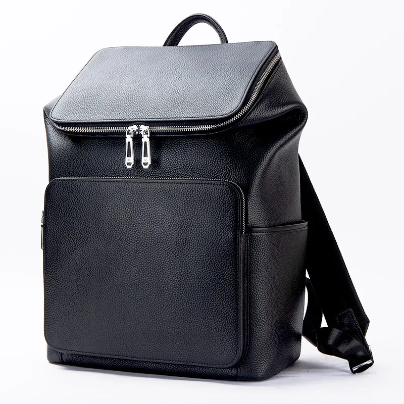 Genuine Leather Men Backpack 1 - Leather Work Rucksack Mens recension och pris